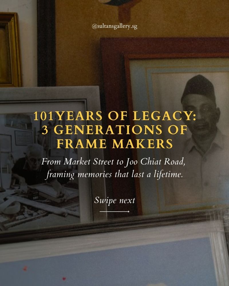 101 years of legacy carousel for Sultan Maricar Frame & Glass